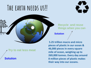 Save the earth poster Jasmine Young